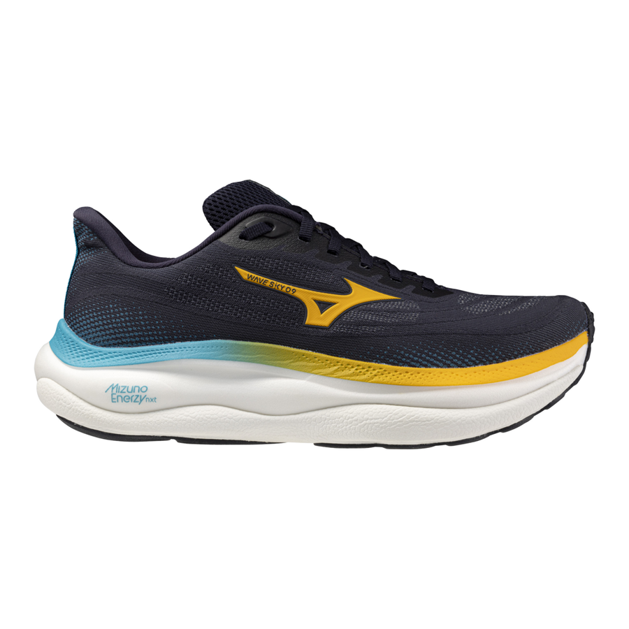Mizuno WAVE SKY 9 Baritone Blue/Citrus/Capri Breeze